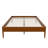 15 Inch High Full Size Solid Dry Bamboo Wood Platform Bed Frame-1403263453-1403263452