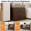 19.6'W 4-Drawer Nightstand With Hidden Storage Compartment Rfid Lock And Interlocking Drawers-145732166