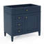 Meuble-lavabo de salle de bain 36 po sans lavabo supérieur, armoire de rangement moderne avec 2 tiroirs et un tiroir basculant, structure en bois massif (NoT INCLUDE BASIN SINK)-1878407119-1878407122