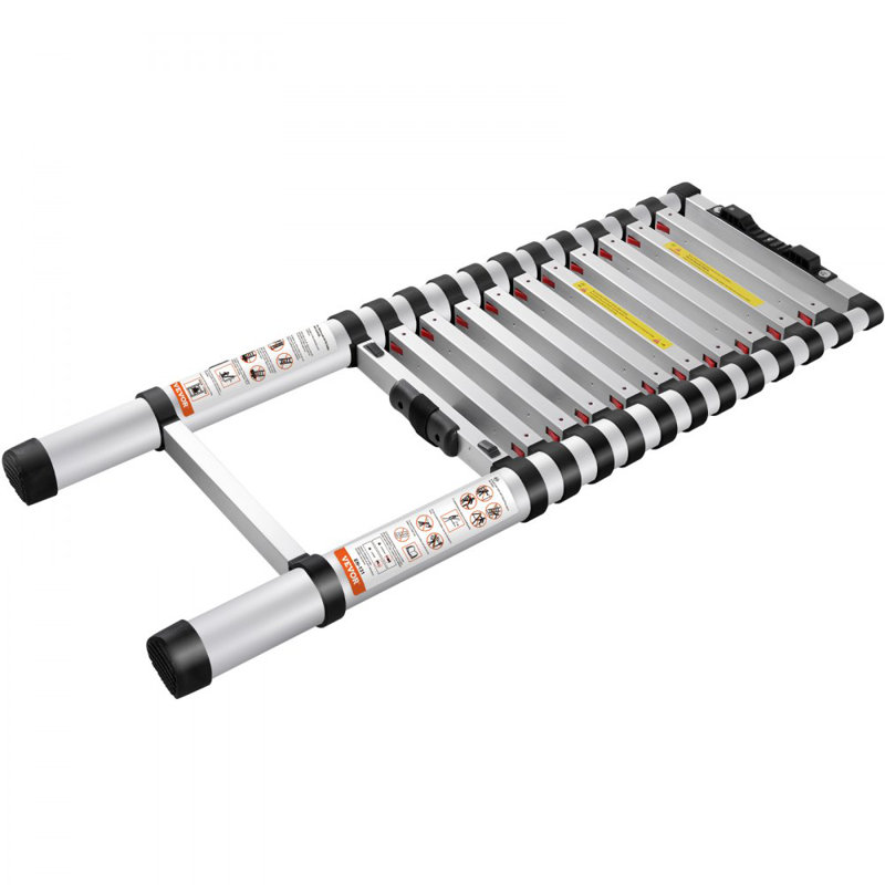 Échelle télescopique en aluminium 12,5 pi, H 32 po