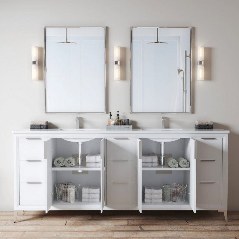 Meuble-lavabo à double cuve Mendocino