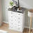 5 Drawer Dresser With Marble Pattern Countertop