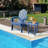 Outdoor Adirondack Chair With Built-In Cup Holder For Backyard Porch-36485890