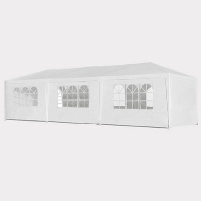 Pavillon de jardin pour tente de mariage avec 8 parois latérales amovibles