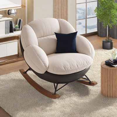 Modern simple fashion leisure snail rocking chair