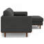 Morrison - Canapé modulaire droit - Gris anthracite-1376977414
