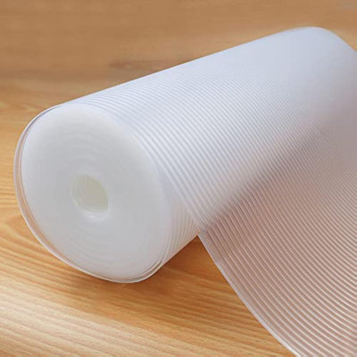 Shelf Liner, Non-Slip Cabinet Liner, Washable Oil-Proof For Kitchen Cabinet, Shelves, Refrigerator, Storage, Desks, 12 Inches X 20 FT, Non Adhesive Drawers