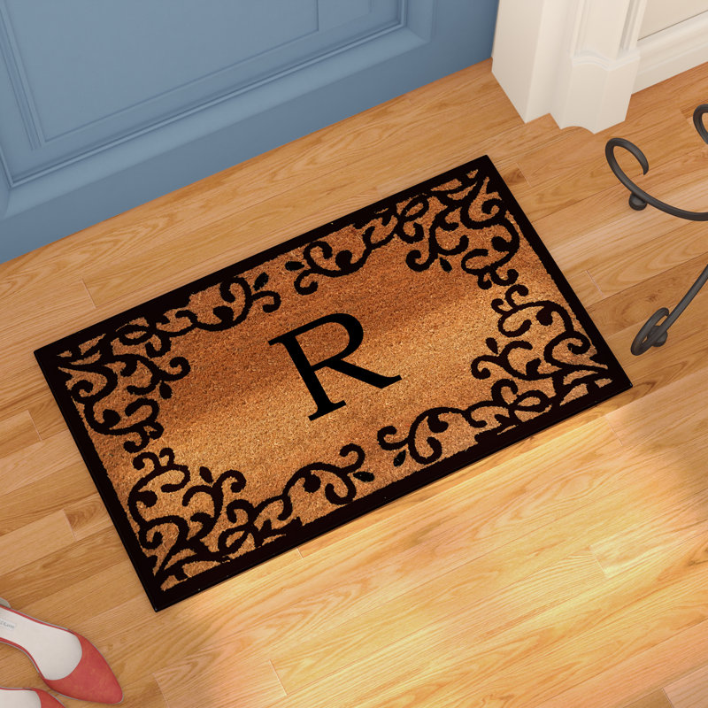 Salguero Non-Slip Outdoor Doormat, R, Rectangle 17" x 29"