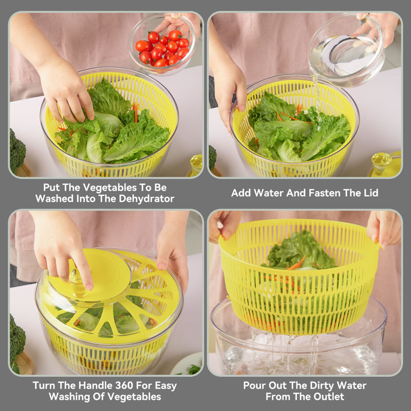 Essoreuse à salade Stelive 2-IN-1
