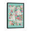 Collage floral golden doodle, impression sur toile tendue-19741825-74756203-74756204