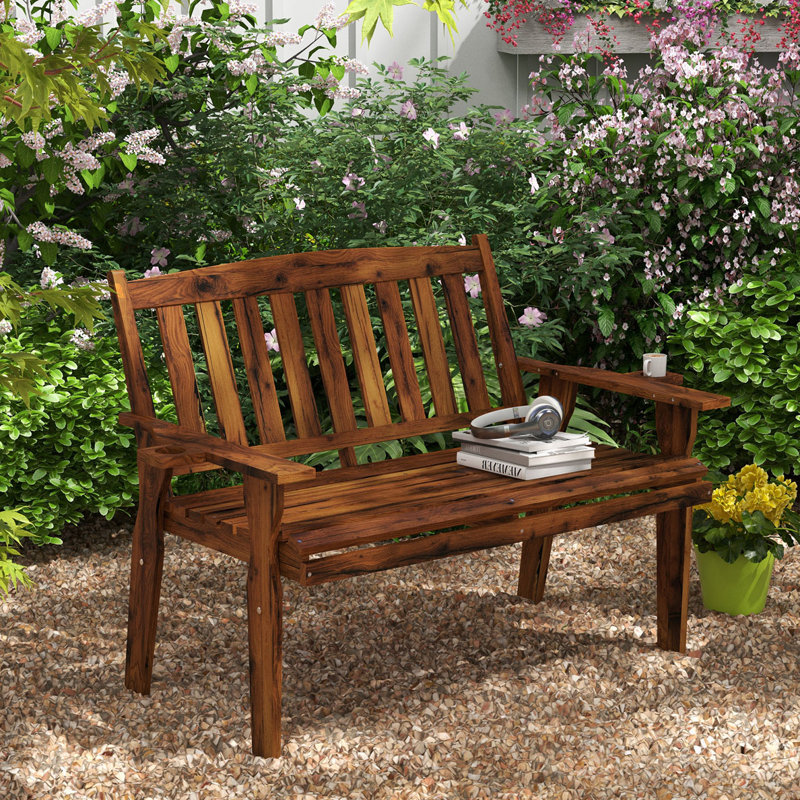 Banc de jardin en bois Chrystine