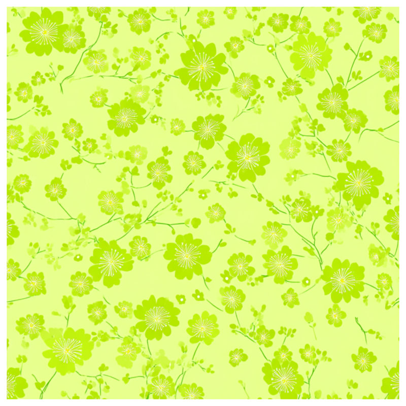 Tapisserie murale florale - Décoration murale nature, H 104 po x 88 avec 4 œillets