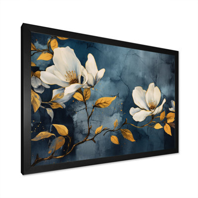Jaune, gris, magnolia, nature, élégance II