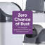Poubelle Superio 4,5 gallons avec couvercle pivotant, poubelle pour la maison, la cuisine, le bureau, la chambre à coucher, la salle de bain - Fumée blanche 18 pintes / gris-123539132-123539134