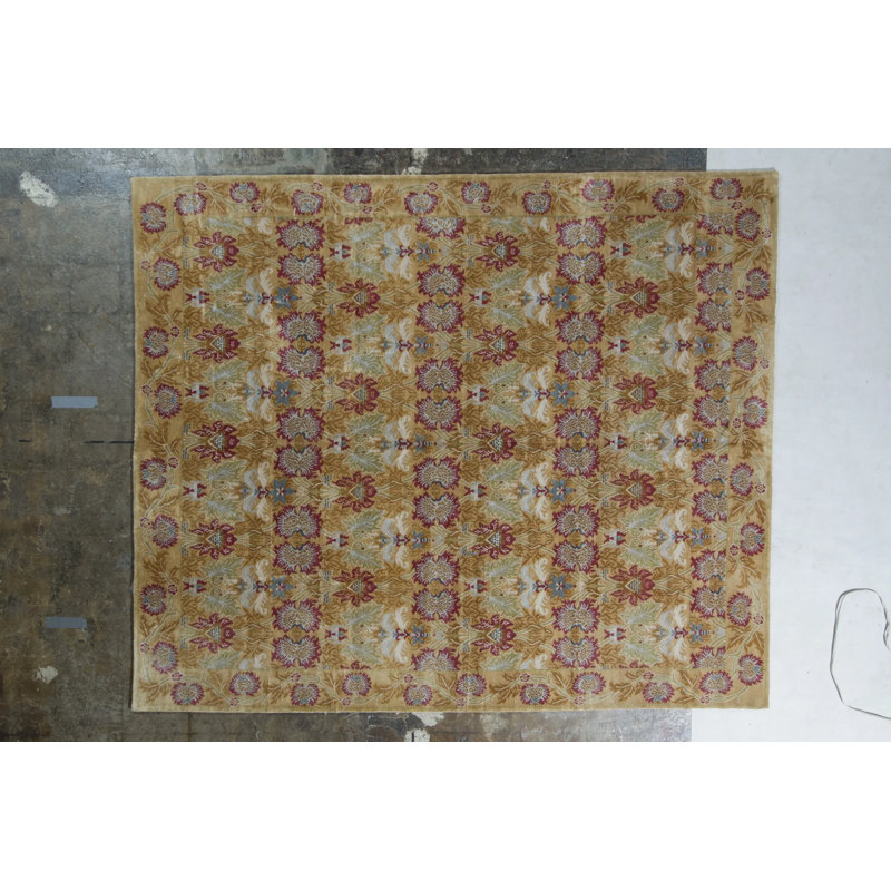One-of-a-Kind 8' X 10' Hand Knotted Area Rug, Retangle 8'10" x 11'7"