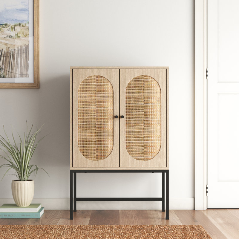 Armoire d'appoint Bulverde, Noyer / noir