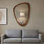 Miroir décoratif 24 "x 36" en bois massif irrégulier, pour chambre à coucher, salle de bain, salon, entrée-856875400