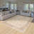 Monaco Series Abrstract Black/Gray/Ivory/Beige Area Rug-235631841