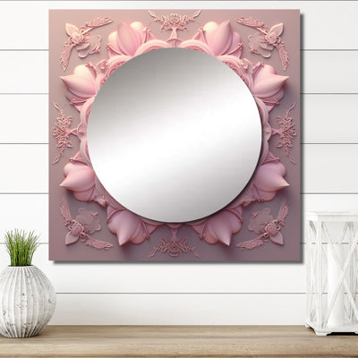Miroir carré pour salle de bain Izahia - Boho Mandala