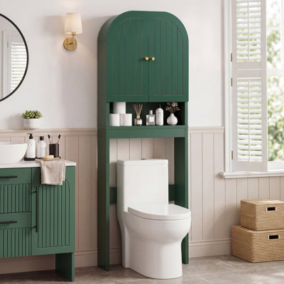 Rangement autoportant au-dessus de la toilette 70 "H