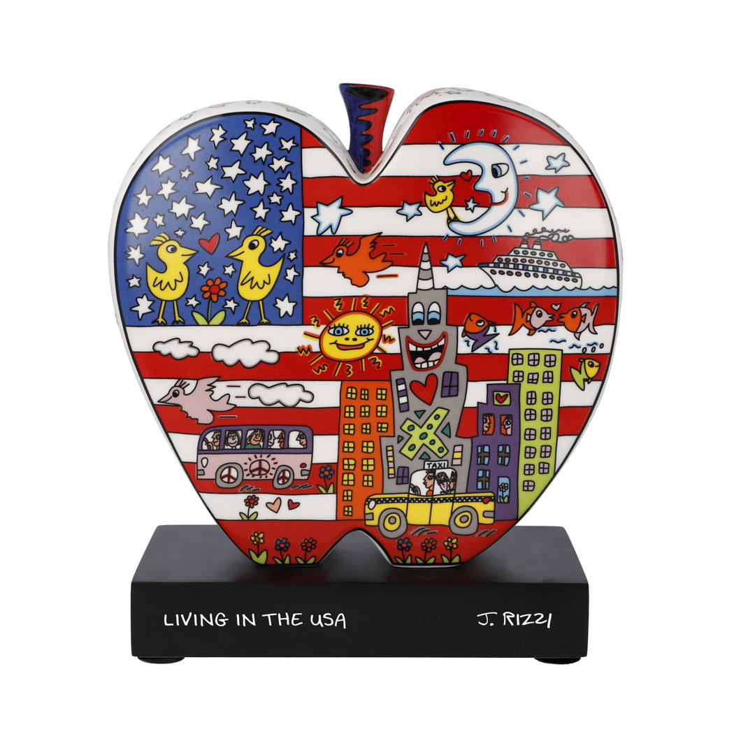 Skulptur James Rizzi — Living in the USA