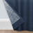 Signature Arashi Fashion Ombre Window  Curtain, 52 Inches Wide x 63 Inches Long, Single Window Curtain Panel, Indigo-1992015491-1992015550