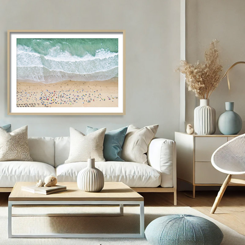 Summer Beach Print by Kathrin Pienaar, 16" H x 24" W x 1.5" D, Wrapped Canvas, Does Not Apply