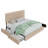 Deyani Storage Platform Bed with 4 Drawers and Adjustable Headboard, Block Square Stitched Linen Headboard-2028604447-2062605424