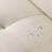 Creamy-white 100% Polyester Modular Sofa cushion Loveseat