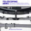 Support de bureau VIVO Telescoping Quad Ultra Wide, Stand-TS38B-4