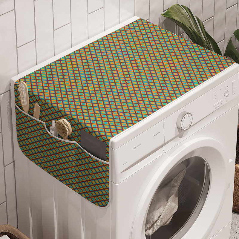 Ensemble de 2 bacs à linge East Urban Home Retro 47 po x 18,5 po