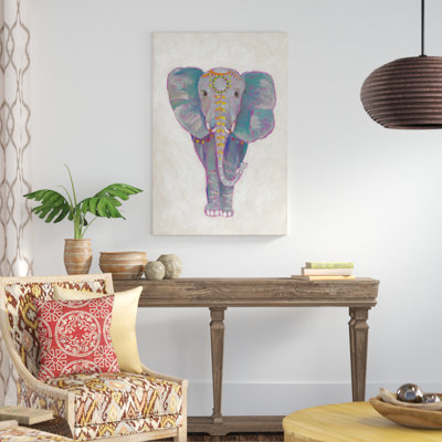 Festival Elephant I by Chariklia Zarris - Painting