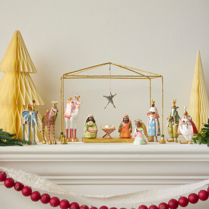 13 Piece Nativity Patience Brewster Mini Introductory Set