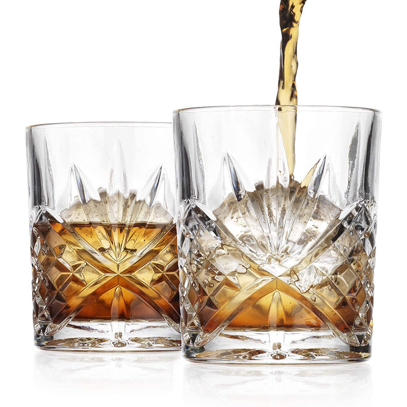 Dublin Crystal 8 oz. Crystal Whiskey Glass Set