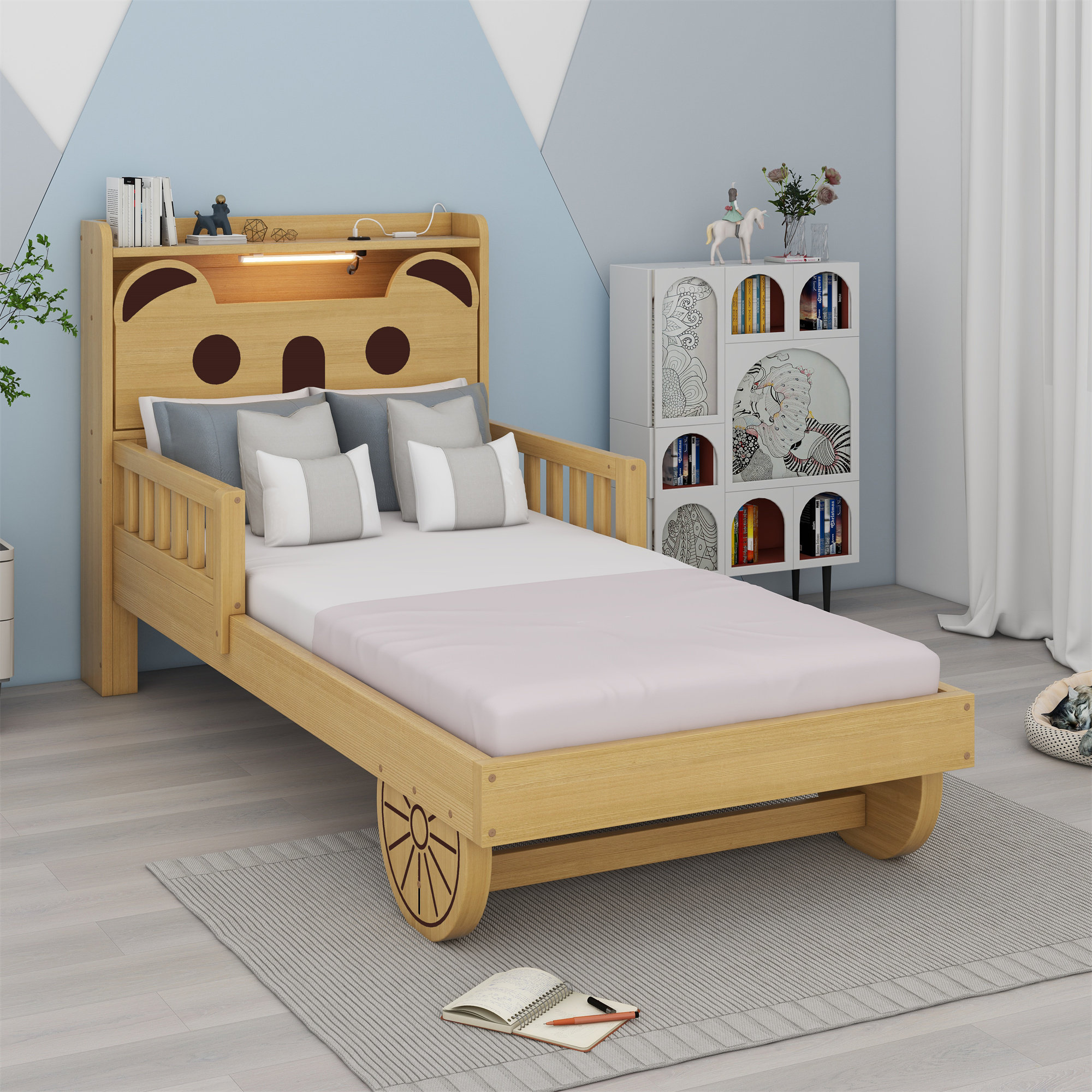 Zoomie Kids Roxie Panel Storage Bed | Wayfair