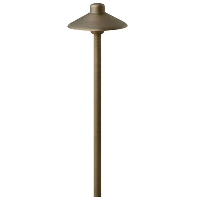Hardy Island Brown Low Voltage Metal Pathway Light