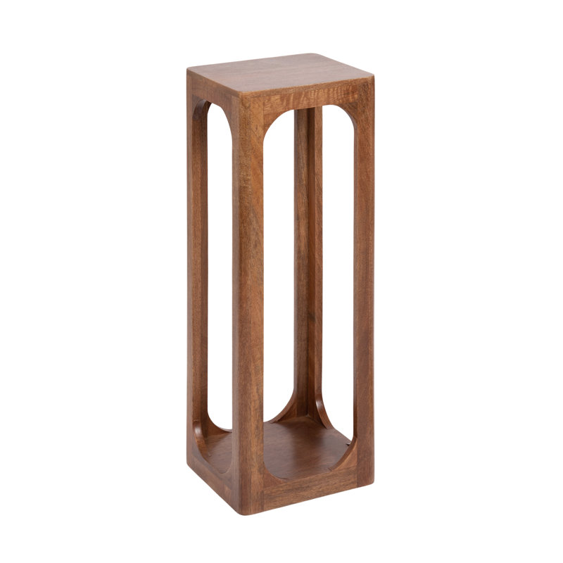 Dahl Mango Wood Square Tea Table, Walnut