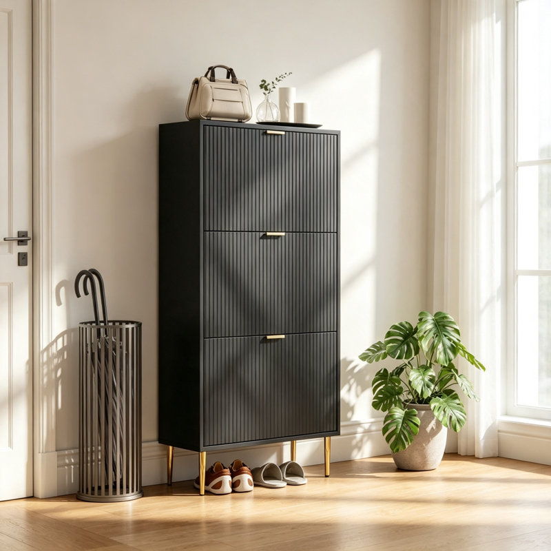 9 Pair Shoe Storage Cabinet