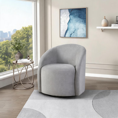 Fauteuil demi-tonneau pivotant 360 degrés Living Room