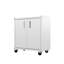 Armoire de garage roulante en blanc-2033852708