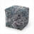 Ottoman Square Pouf Navy Blue 16x16x16 for Living Room|Blue|Fabric