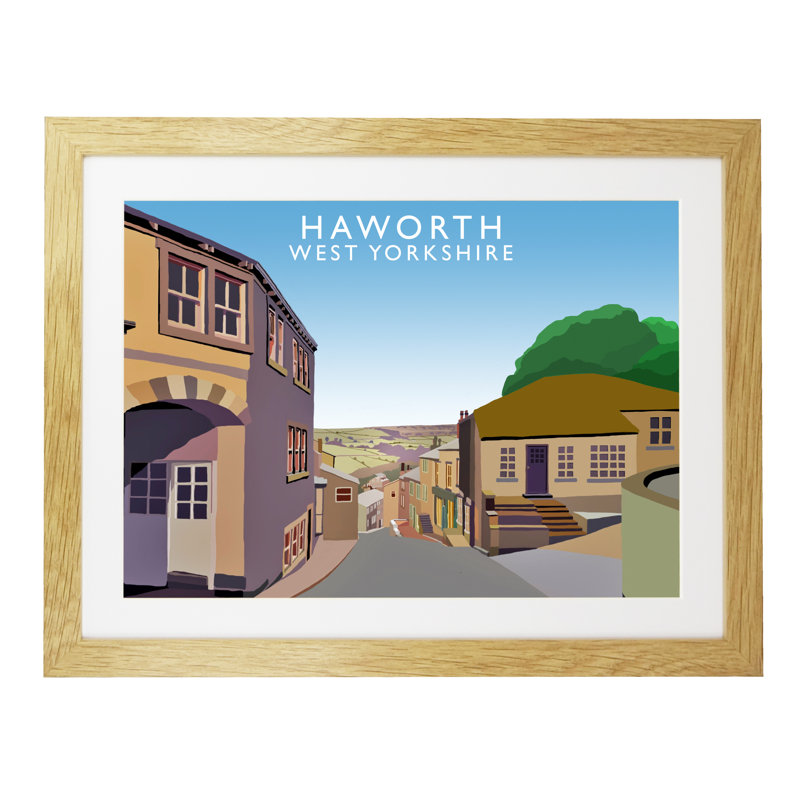 Richard O'Neil - Print, Oak Wood Frame, 44 cm H x 54 cm W x 2.2 cm D