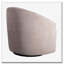 Chaise pivotante rembourrée à 360 degrés