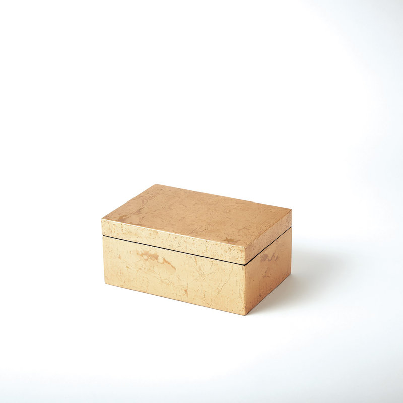 Decorative Box, Luxe Gold, Small