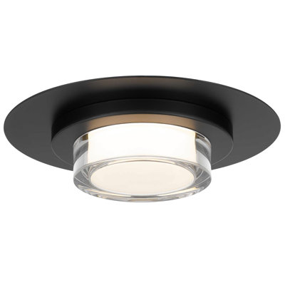 Plafonnier encastré à DEL 12 pouces carré noir intégré de 750 W à 15 lumens écoénergétique, 3 variations de température de couleur de 3 000 K / 4 000 K / 5 000 K, fonction à intensité variable, diffuseur en acrylique gravé, simple
