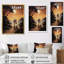 Ludly Couple romantique, paysage embrassant le coucher de soleil IV sur toile-327152185-327152194