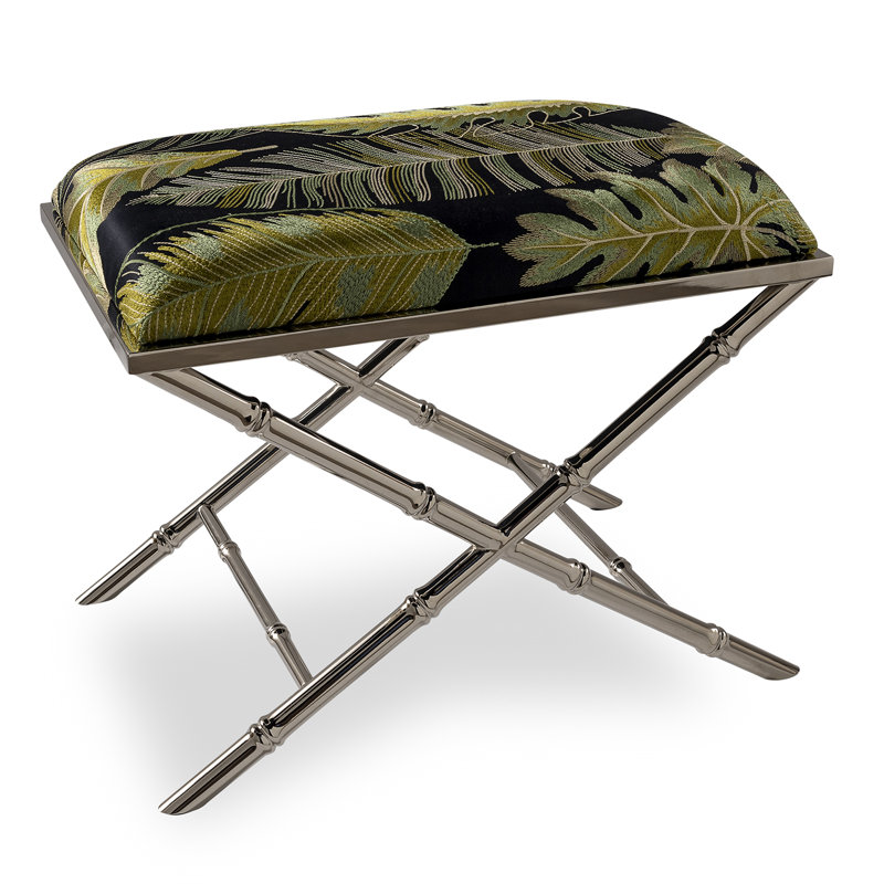 Lauderdale Nickle Forest Bench, Green/Black