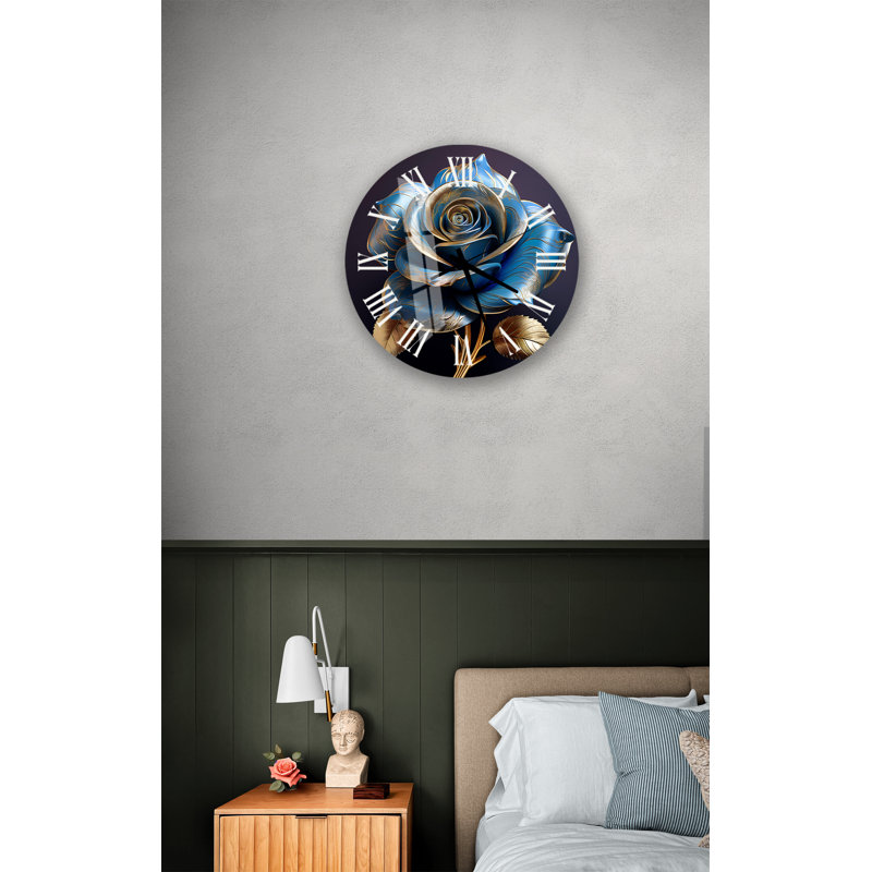 Horloge murale Glam, Blanc