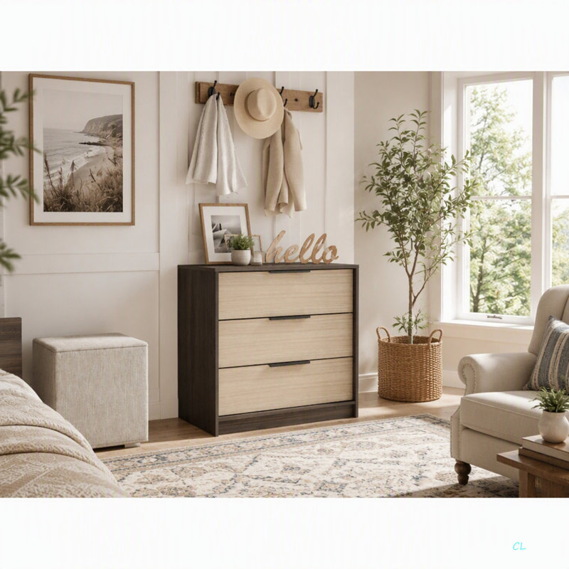 16.47 " W 3 - Drawer Dresser