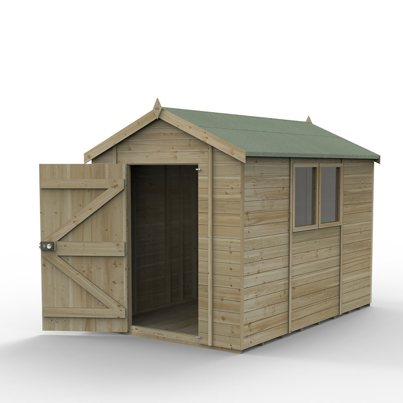 Timberdale 10 x 6 Apex Shed, Yes